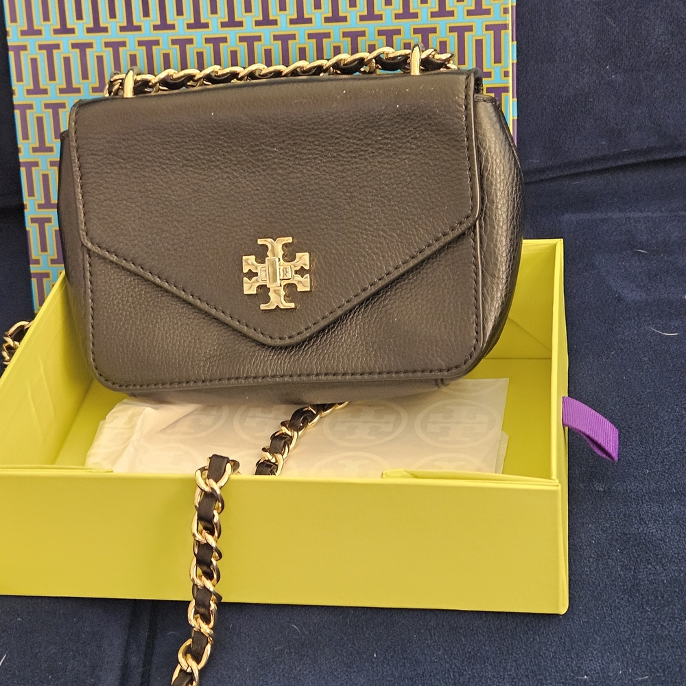 Tory Burch Black Leather Crossbody Bag - Picture 4 of 6